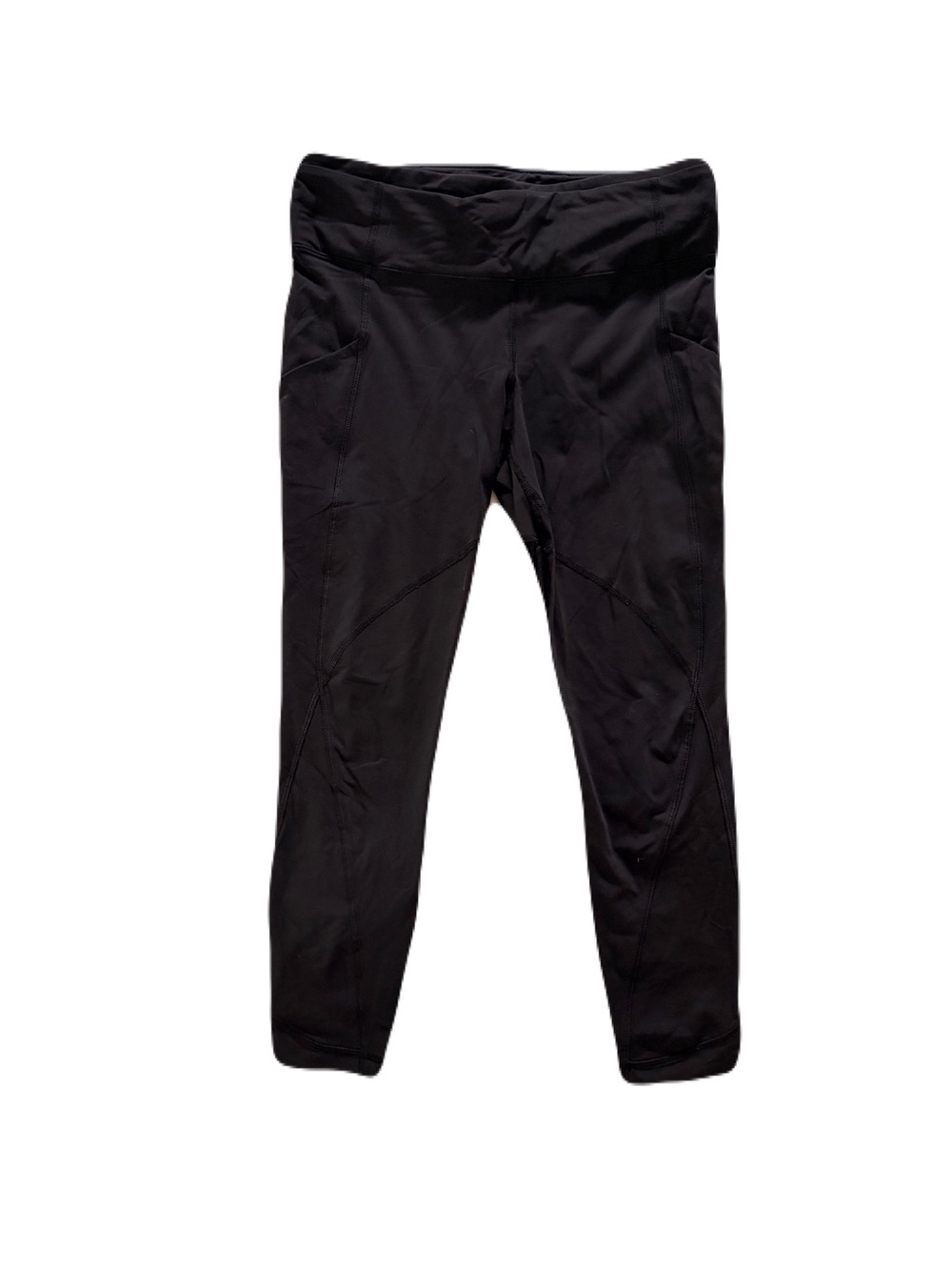 Lululemon Black Athletic Leggings with Side Pockets